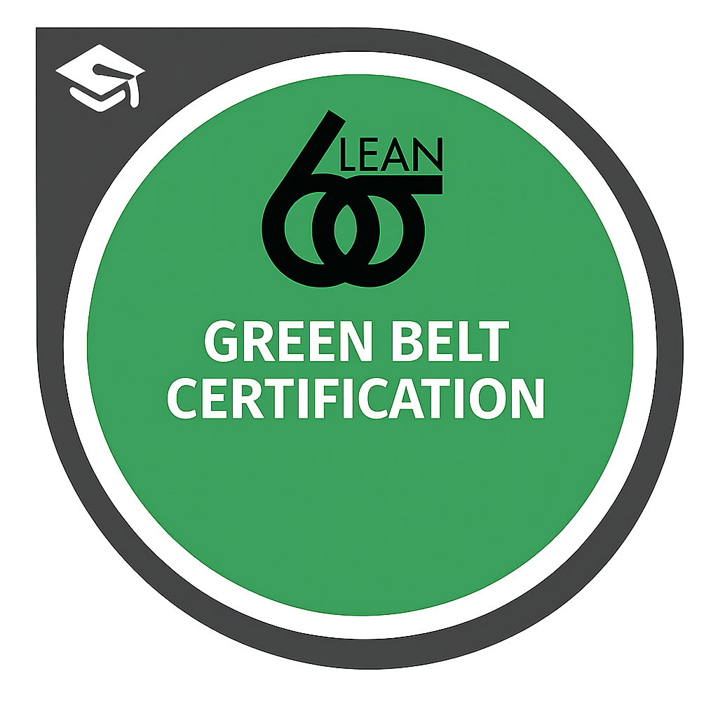 Lean Green Belt Certification badge